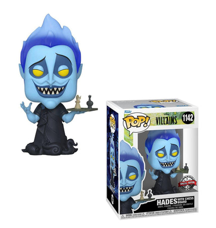 Box Damage) Funko Pop! Disney Villains Hades with Chess Board