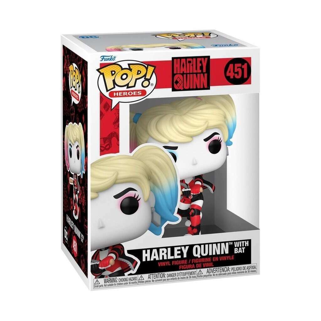 Funko Pop! DC Harley Quinn with Bat #451