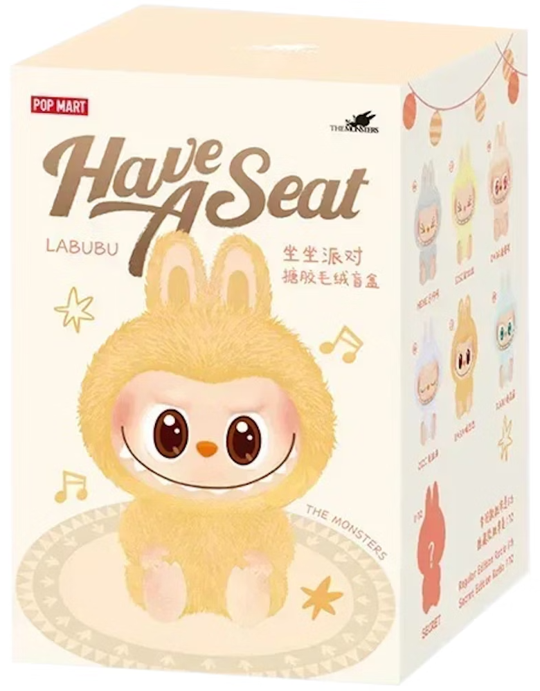 Pop Mart Labubu The Monsters Have a Seat Series Blind Box Figure New and Sealed Authentic