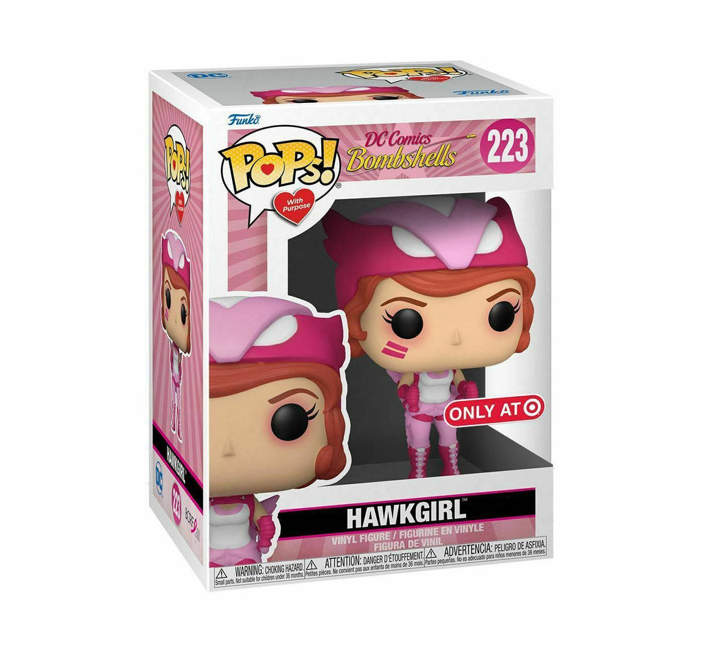 Funko Pop! DC Comics Bombshells Hawkgirl (Breast Cancer Awareness) Exclusive #223