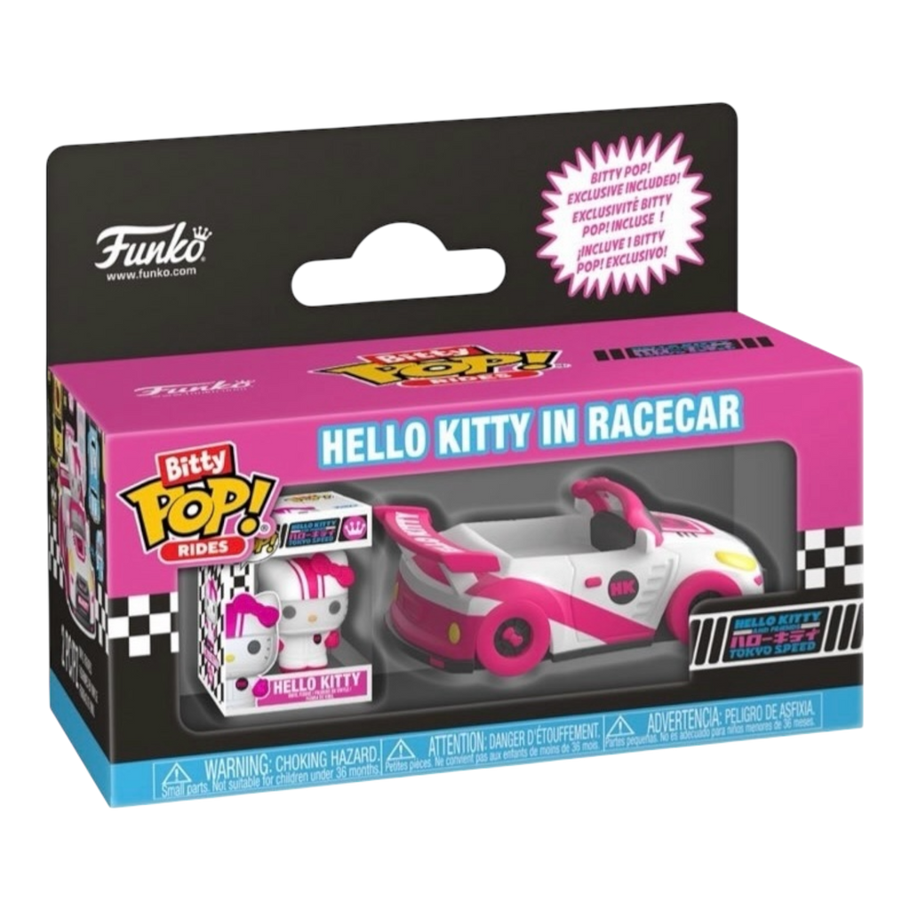 Funko Bitty Pop! Rides Hello Kitty in Racecar 
