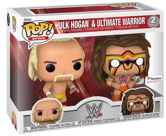 Funko Pop! WWE Hulk Hogan and Ultimate Warrior Exclusive 2 Pack