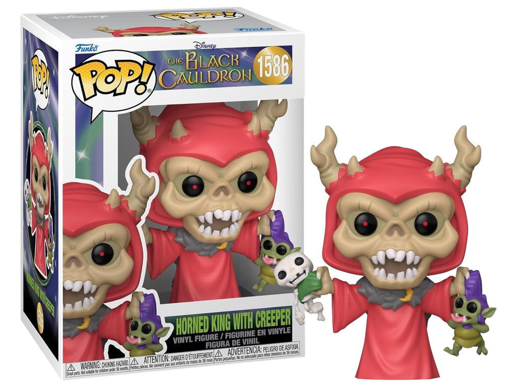 Funko Pop! The Black Cauldron Horned King with Creeper #1586