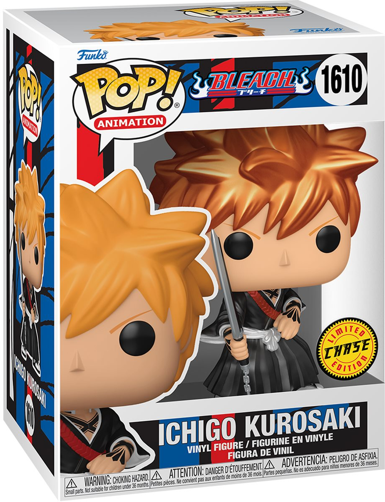 Funko Pop! Bleach Ichigo Kurosaki Metallic Chase #1610