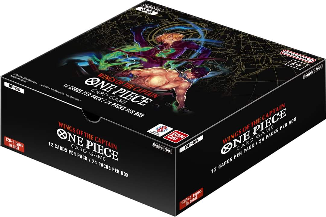 one piece card game wings of captain One Piece TCG Wings of the Captain (OP-06) Booster Box (24 Packs)