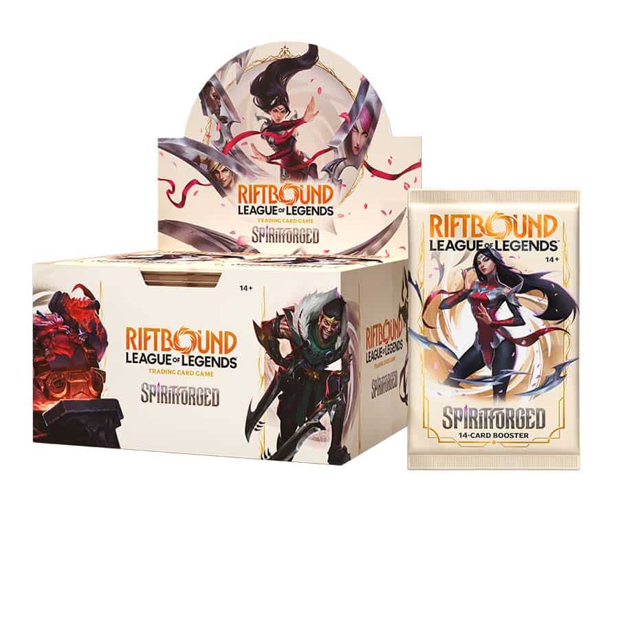 riftbound league of legends tcg booster box Spiritforged (24 Packs) or a pack loaded Style:Upgrades Unleashed Limited 1500 Print - Temur