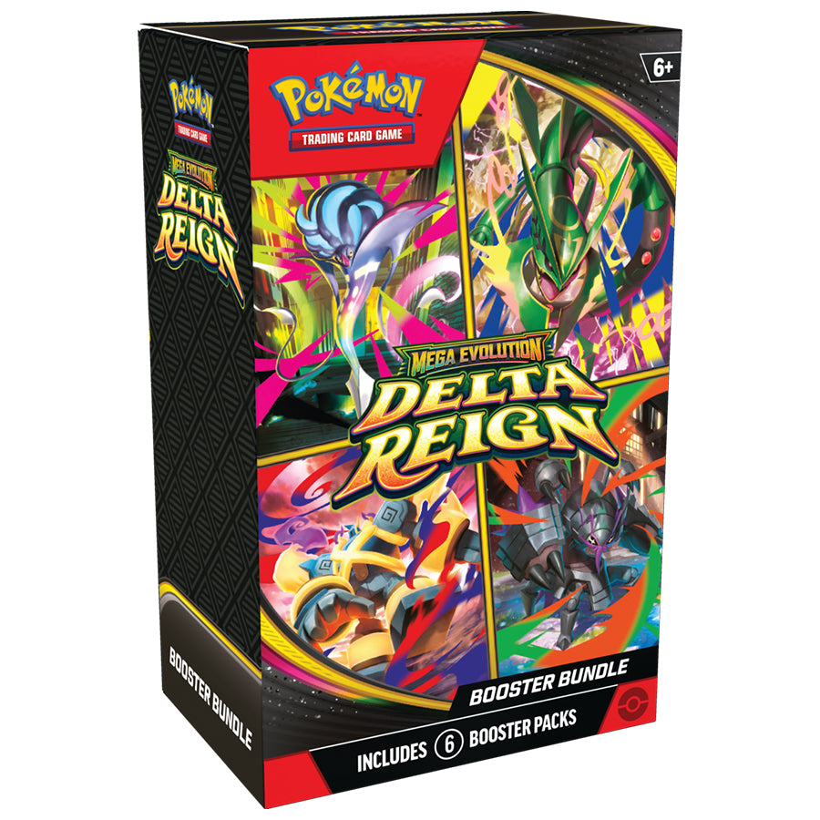 Pokemon TCG: Mega Evolutions Delta Reign  Booster Bundle (6 Booster Packs)