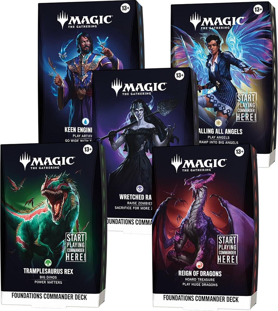 Magic: The Gathering Reality Foundations Commander Deck (Set of 5)