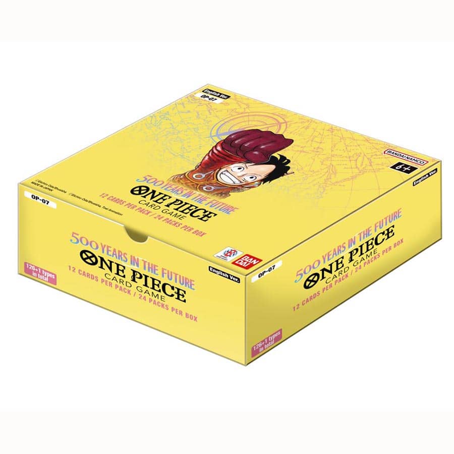 One Piece TCG 500 Years In The Future (OP-07) English Booster Box (24 Packs) One Piece TCG 500 Years In The Future (OP-07) English Booster Box (24 Packs)