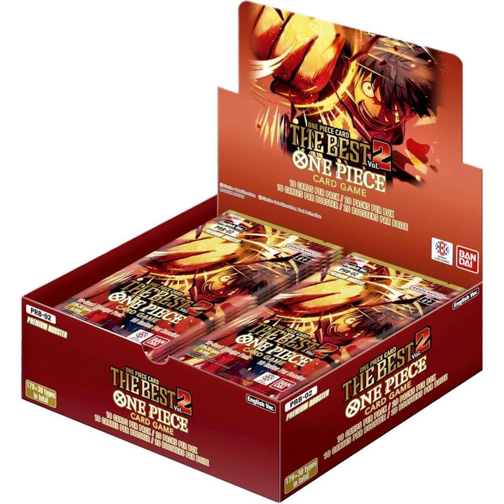 one piece the best english tcg One Piece TCG Premium The Best (PRB-02) Volume 2 English Booster Box (20 Packs)