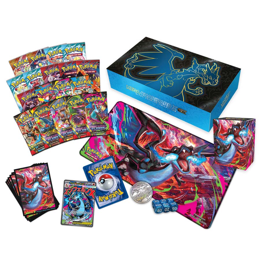 Pokemon TCG: Mega Charizard X EX Ultra Premium Collection Phantasmal Flames