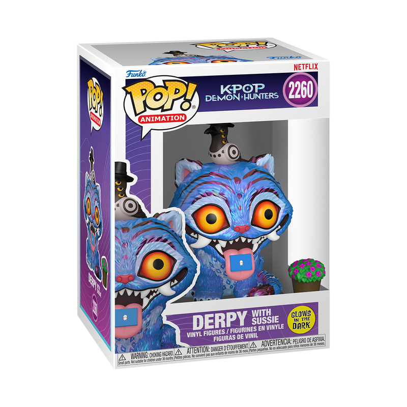 Funko Pop! KPop Demon Hunters Derpy with Sussie (Glow) #2260 (PreOrder)