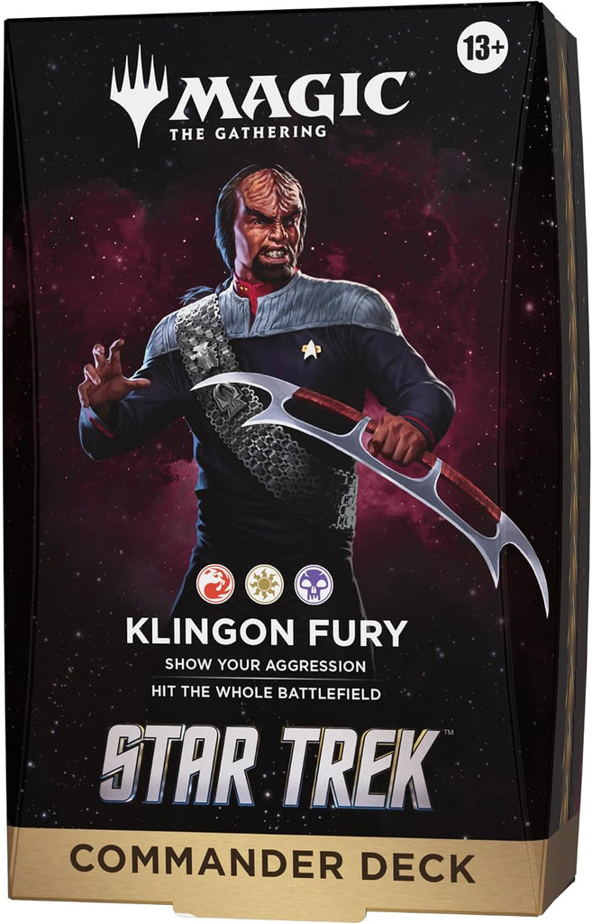 Magic The Gathering: Star Trek Klingon Fury Commander Deck 