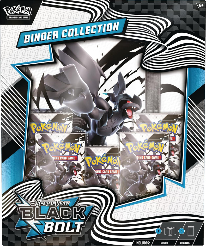 Pokemon TCG: Scarlet & Violet 10.5 Black Bolt Binder Collection Box