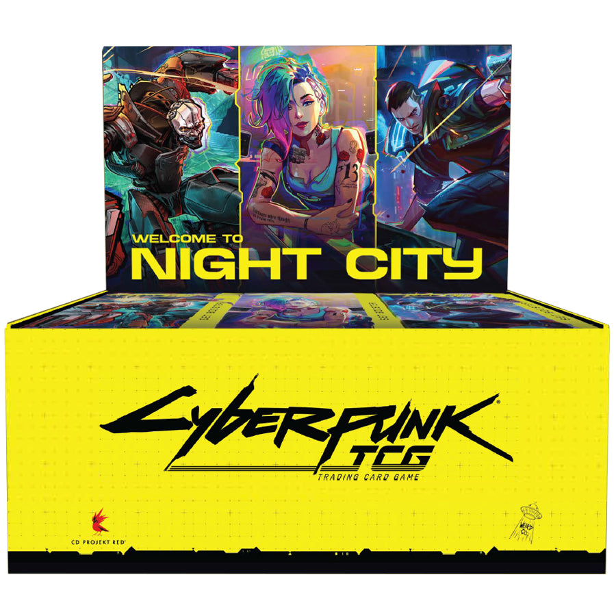Cyberpunk TCG Welcome To Night City Retail Booster Box (24 Booster Packs)