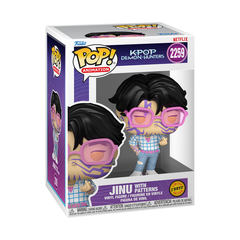 Funko Pop! KPop Demon Hunters Jinu with Patterns (Chase) #2259 (In Protector)
