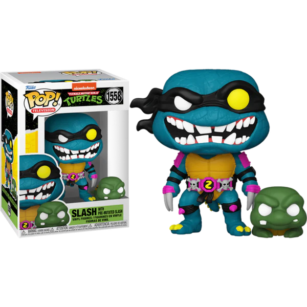 Funko Pop! Teenage Mutant Ninja Turtles Slash w/ Pre-Mutated Slash