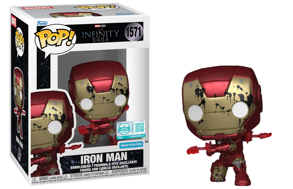 Funko Pop! The Infinity Saga Iron Man Limited Edition Supreme Exclusive #1571 (9500 Pcs)