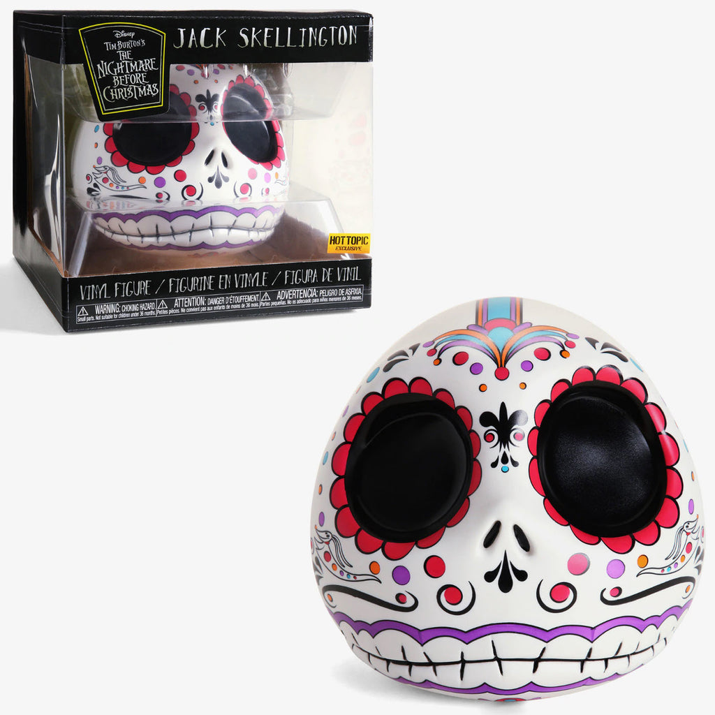 (Light Box Damage) Funko The Nightmare Before Christmas Jack Skellington (Sugar Skull) Exclusive Vinyl Figure
