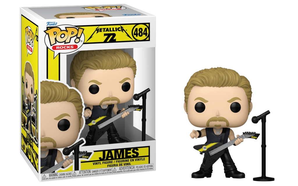 Funko Pop! Rocks Metallica James (72 Seasons) #484