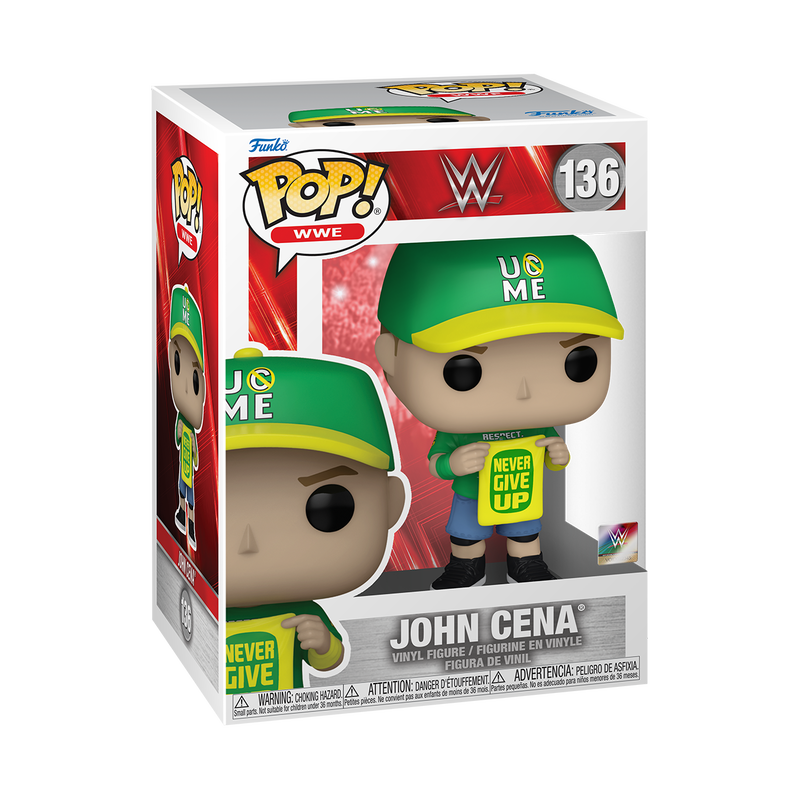 Funko Pop! WWE John Cena (Never Give Up) #136