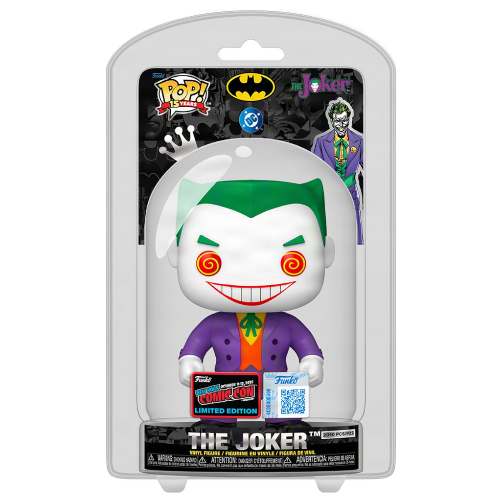 Funko Pop! DC Batman The Joker NYCC (Official Sticker) Exclusive (2010 Pcs)