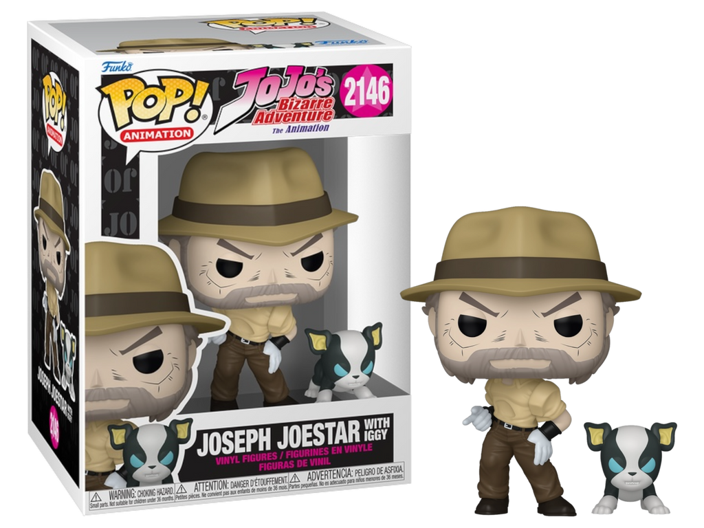 Funko Pop! Jojo's Bizarre Adventure Joseph Joestar and Iggy #2146
