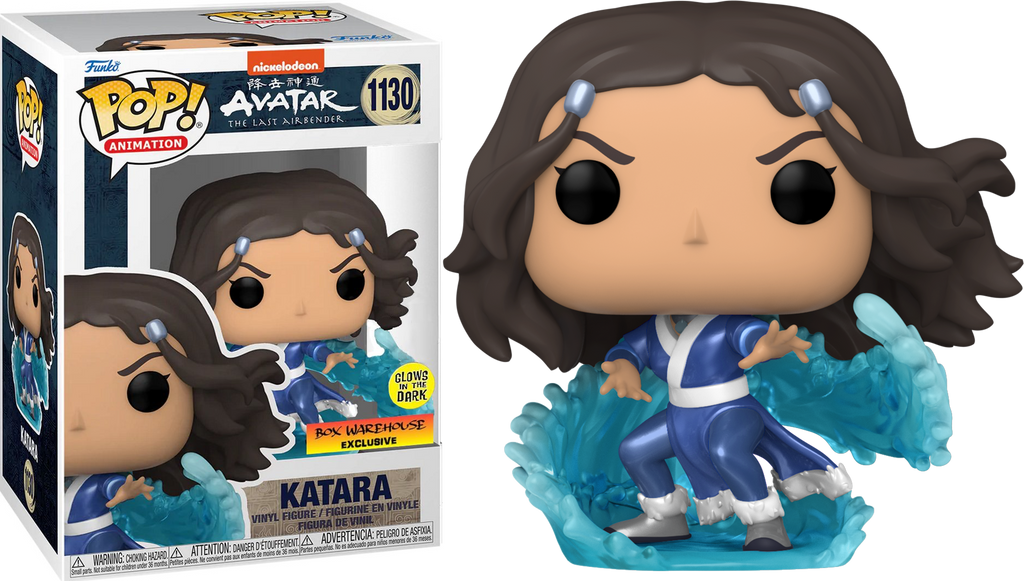 Funko Pop! Avatar The Last Airbender Katara Glow Metallic Exclusive #1130