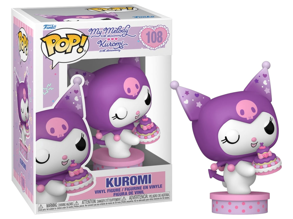 Funko Pop! Kuromi 20th Anniversary Kuromi with Cake #108