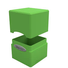 Satin Cube Lime Green