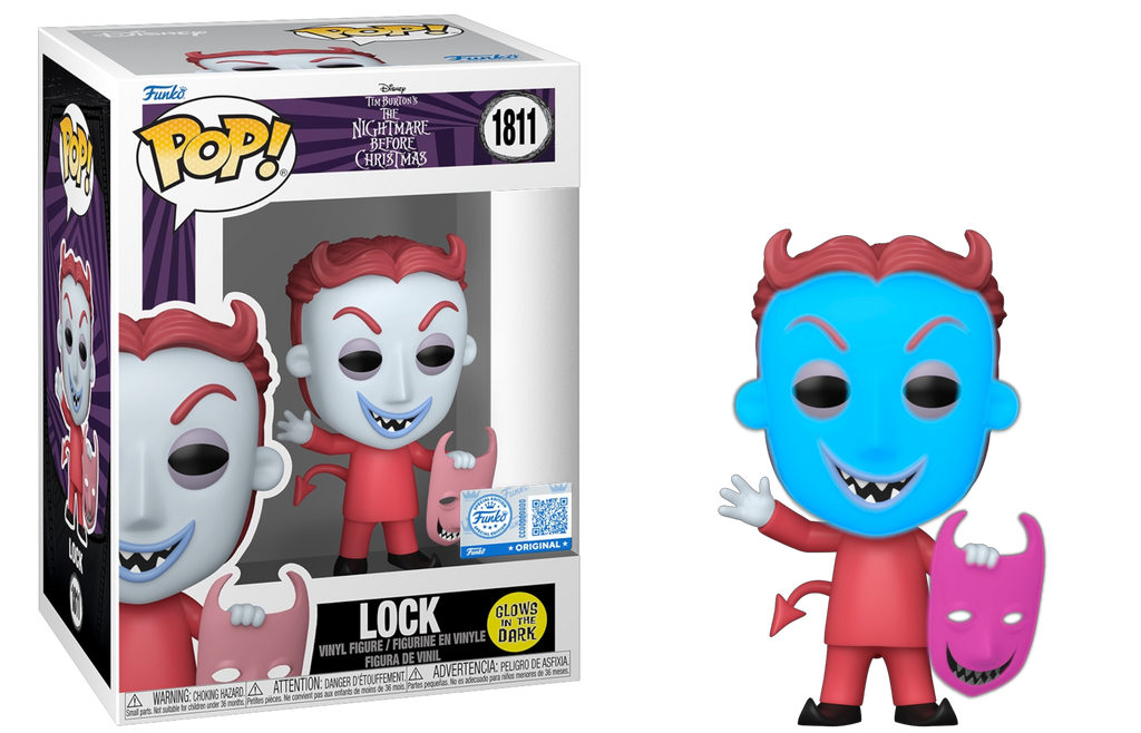Funko Pop! The Nightmare Before Christmas Lock Glow Exclusive #1811