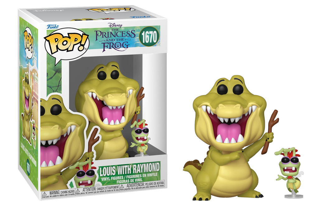 Funko Pop! The Princess and The Frog Louis with Raymond #1670