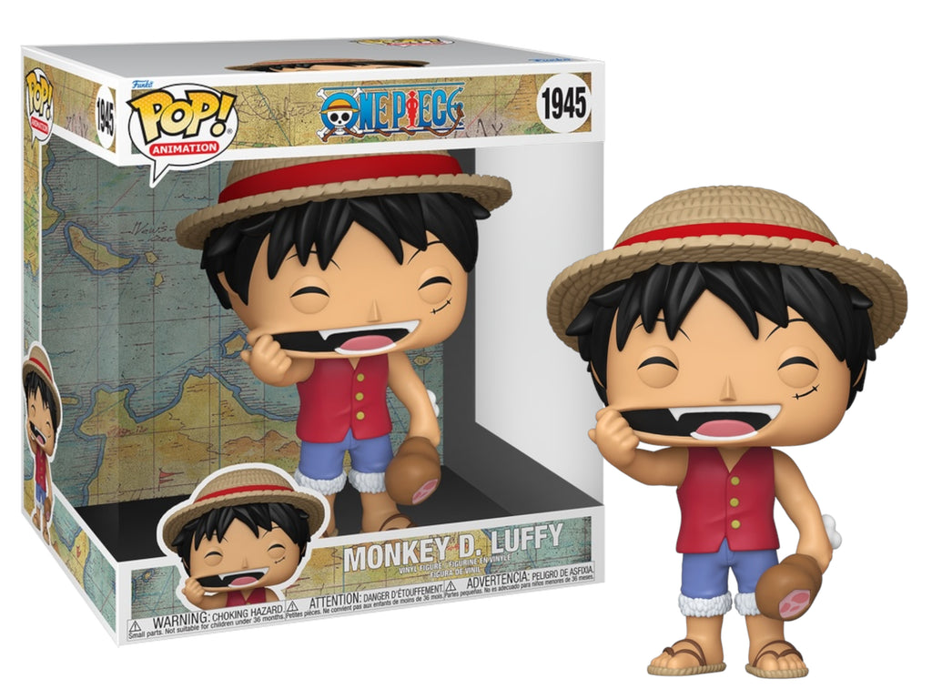 Funko Pop! Jumbo One Piece Mokey D. Luffy with Meat 10 Inch #1945