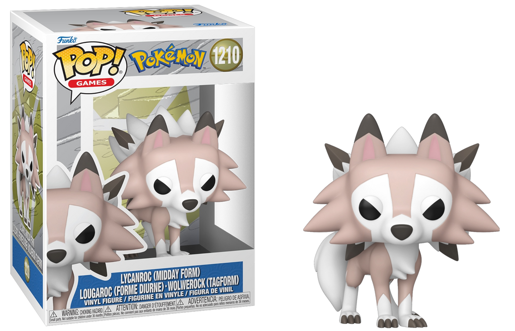 Funko Pop! Pokemon Lycanroc (Midday Form) #1210