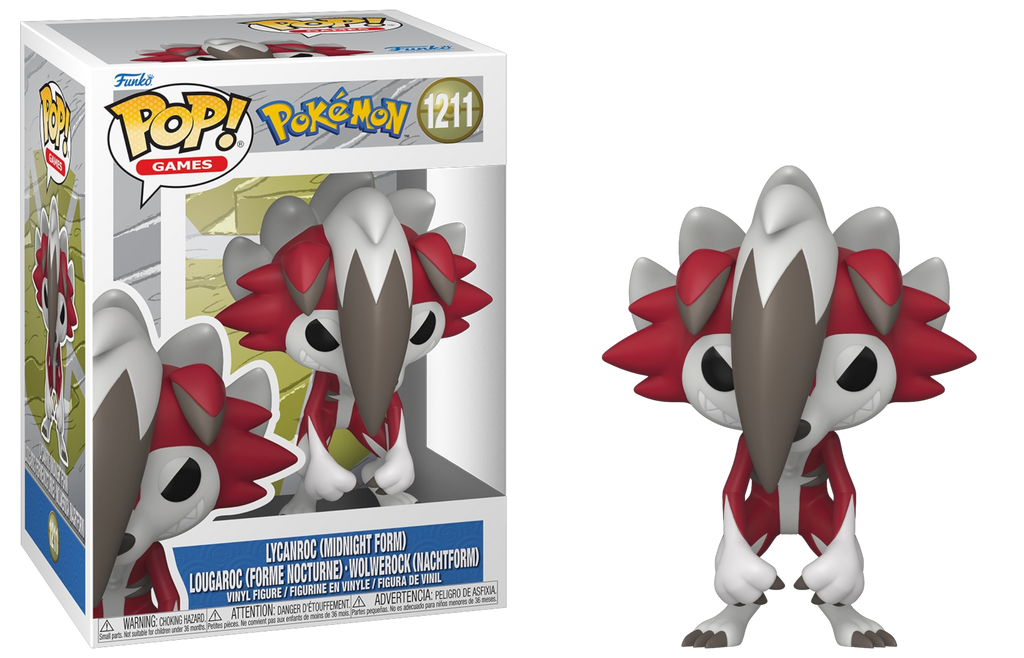 Funko Pop! Pokemon Lycanroc (Midnight Form) #1211