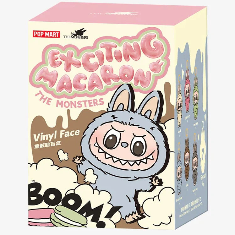 Pop Mart Labubu The Monsters Exciting Macaron Series Blind Box Figure New and Sealed Authentic 