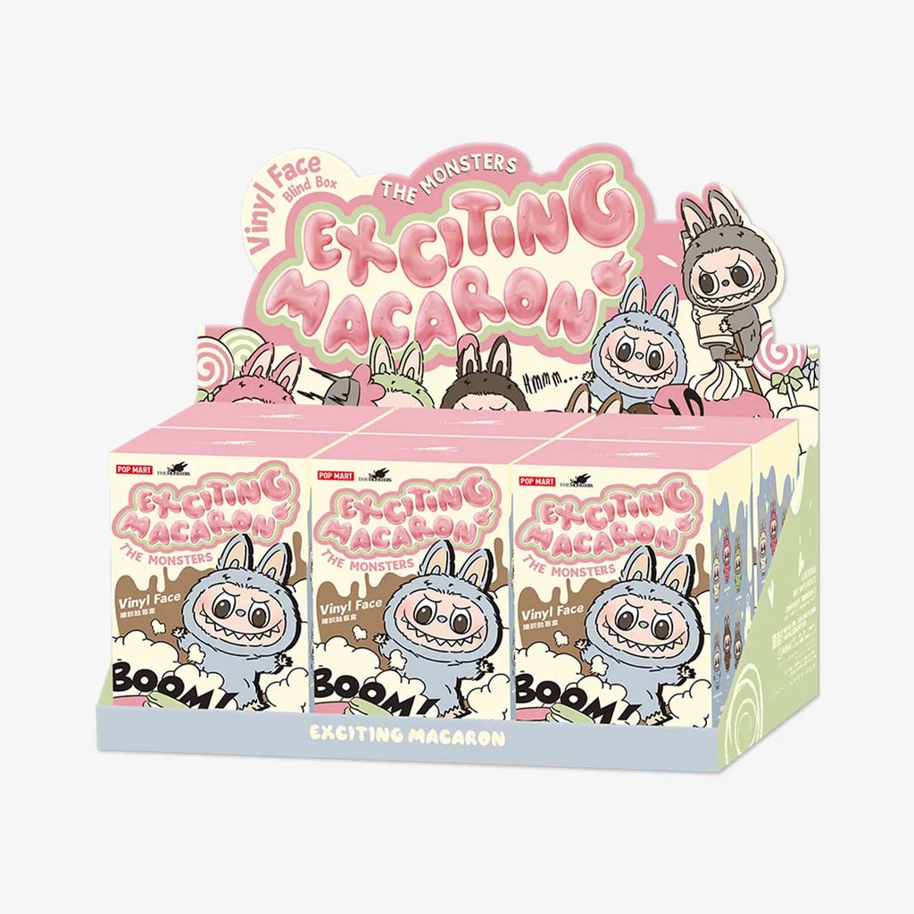 Pop Mart Labubu The Monsters Exciting Macaron Series Blind Box Figure New and Sealed Authentic (add 6 for a sealed case)
