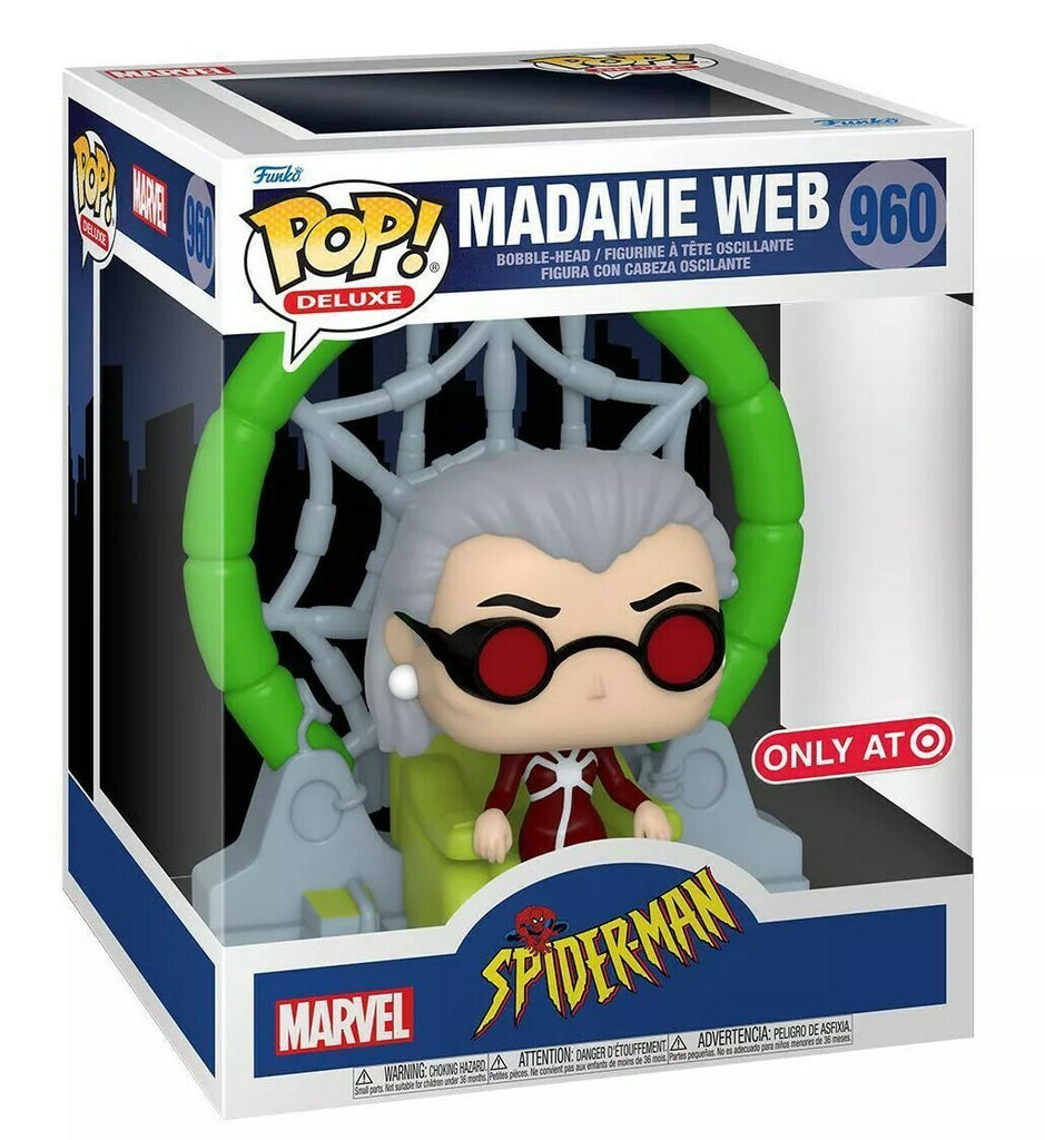 (Box Damage) Spider-Man Madame Web Deluxe Exclusive Funko Pop! #960