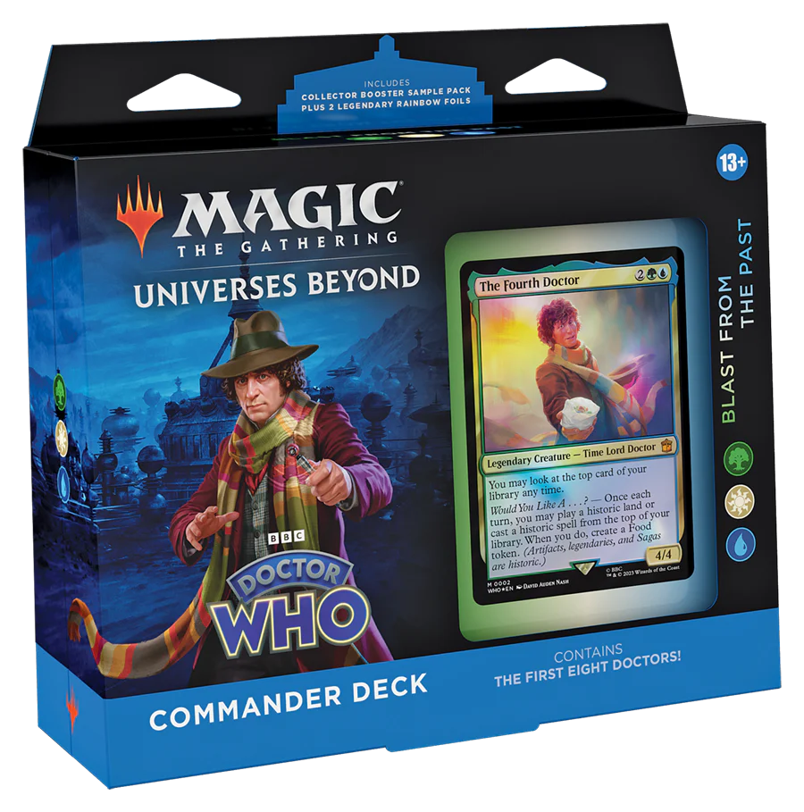 Magic the Gathering Doctor Who Blast From The Past Commander Deck (Green/White/Blue) Magic the Gathering Doctor Who Blast From The Past Commander Deck (Green/White/Blue)