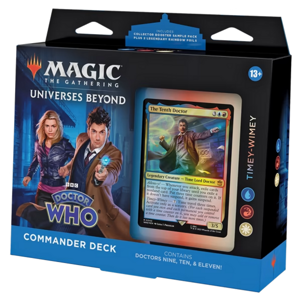 Magic the Gathering Doctor Who Timey Wimey Commander Deck (Blue/Red/White)