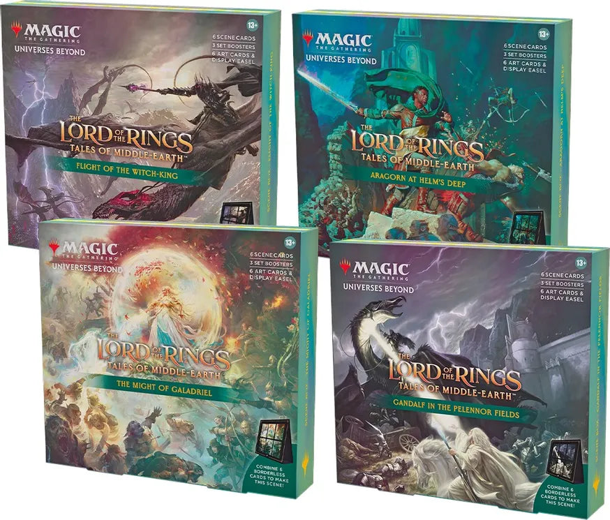 Magic the Gathering The Lord of the Rings: Tales of Middle-earth Scene Boxes [Set of 4]