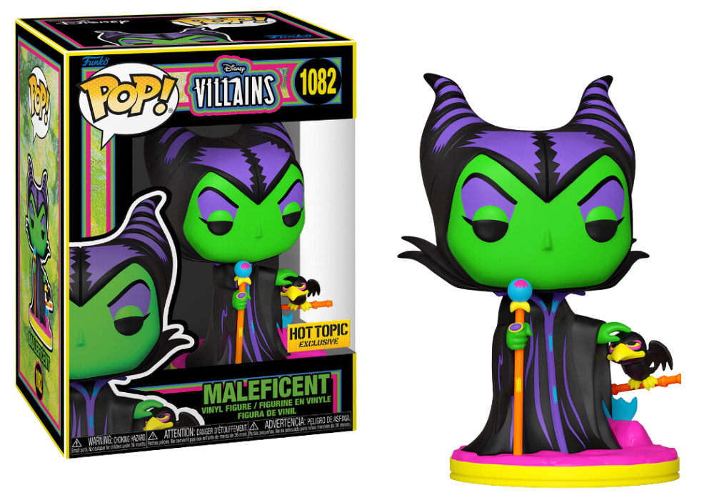 Funko Pop! Disney Villains Maleficent Black Light Exclusive #1082