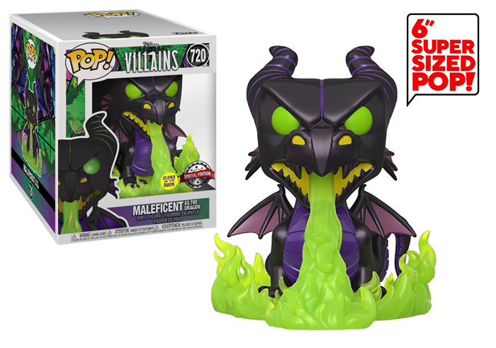 Funko Pop! Disney Villains Maleficent as the Dragon (Glow in the Dark) 6 Inch # 720 (Special Edition)