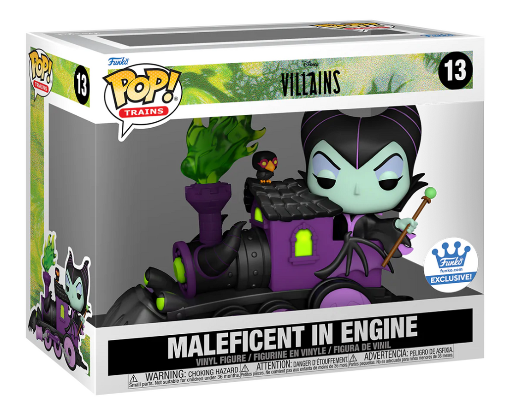 Funko Pop! Trains Disney Villains Maleficent in Engine Exclusive #13