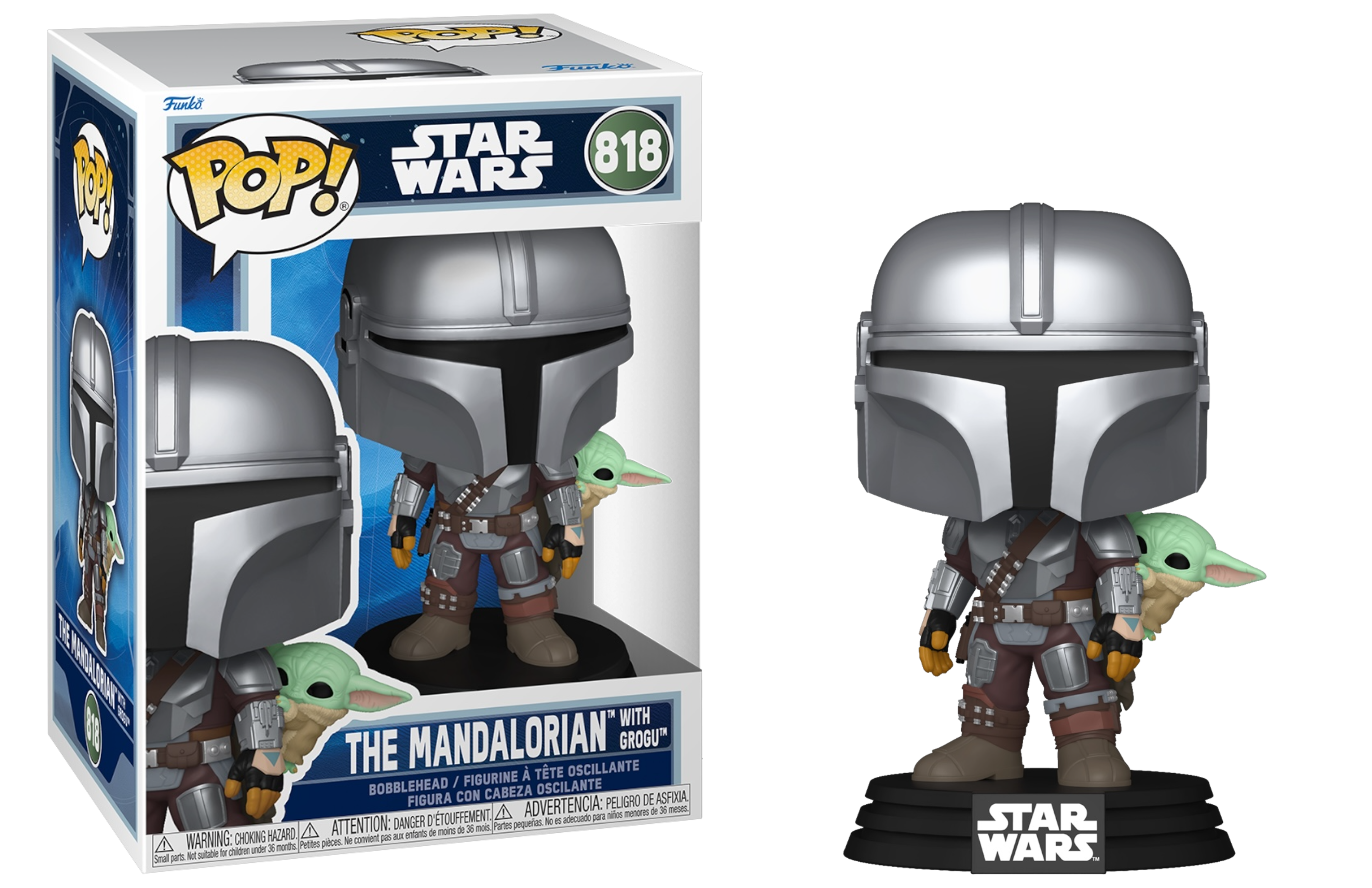 Funko Pop! Star Wars The Mandalorian and Grogu The Mandalorian