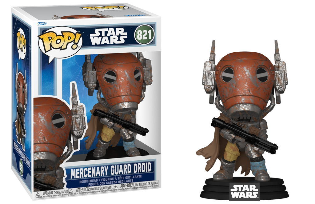 Funko Pop! Star Wars The Mandalorian and Grogu Mercenary Guard Droid #821