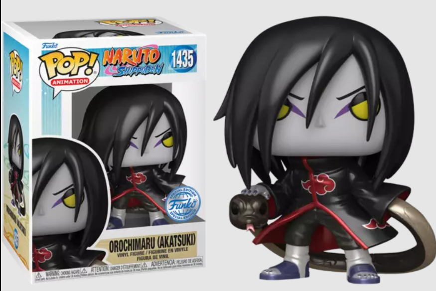 (Light Box Damage) Funko Pop! Naruto Shippuden Orochimaru (Akatsuki) Metallic Exclusive #1435