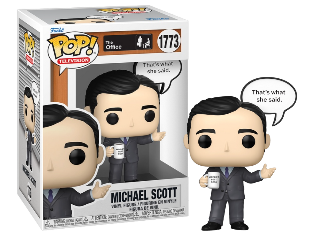Funko Pop! The Office Michael Scott with Speech Bubble #1773