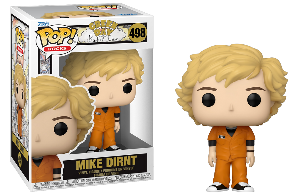 Funko Pop! Rocks Green Day Mike Dirnt (Basket Case) #498