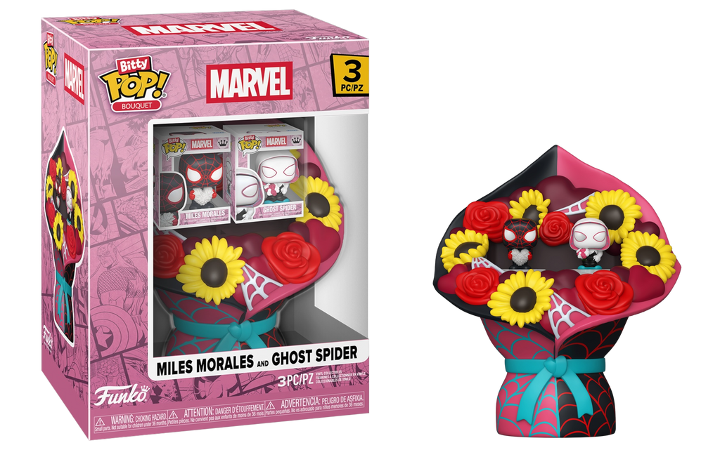 Funko Bitty Pop! Bouquet Marvel Miles Morales and Ghost Spider (Valentine)